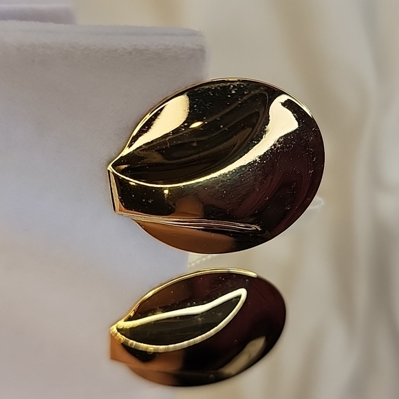 Vintage Gold tone Earrings CLIP-ON Costume Statement Jewelry ✨️ - Picture 6 of 14